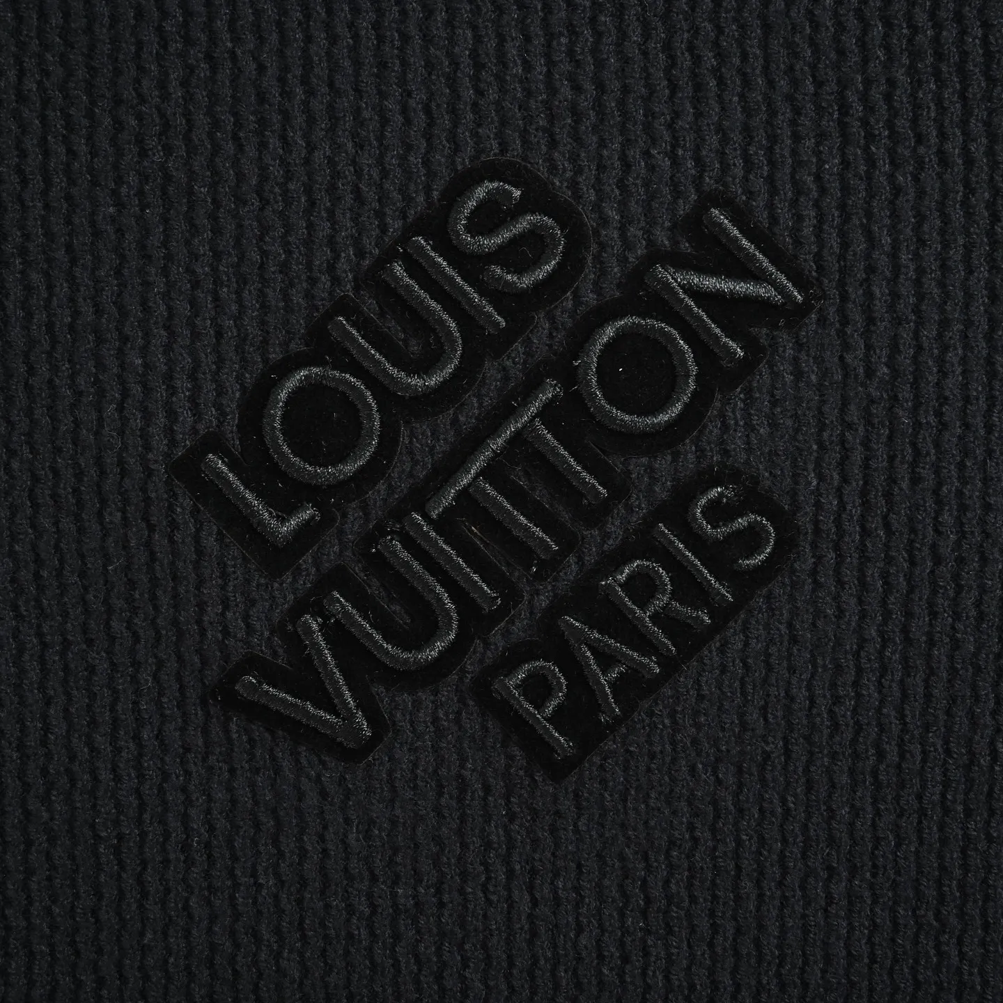 Louis Vuitton/Louis Vuitton Letter Embroidered Round Neck Sweater